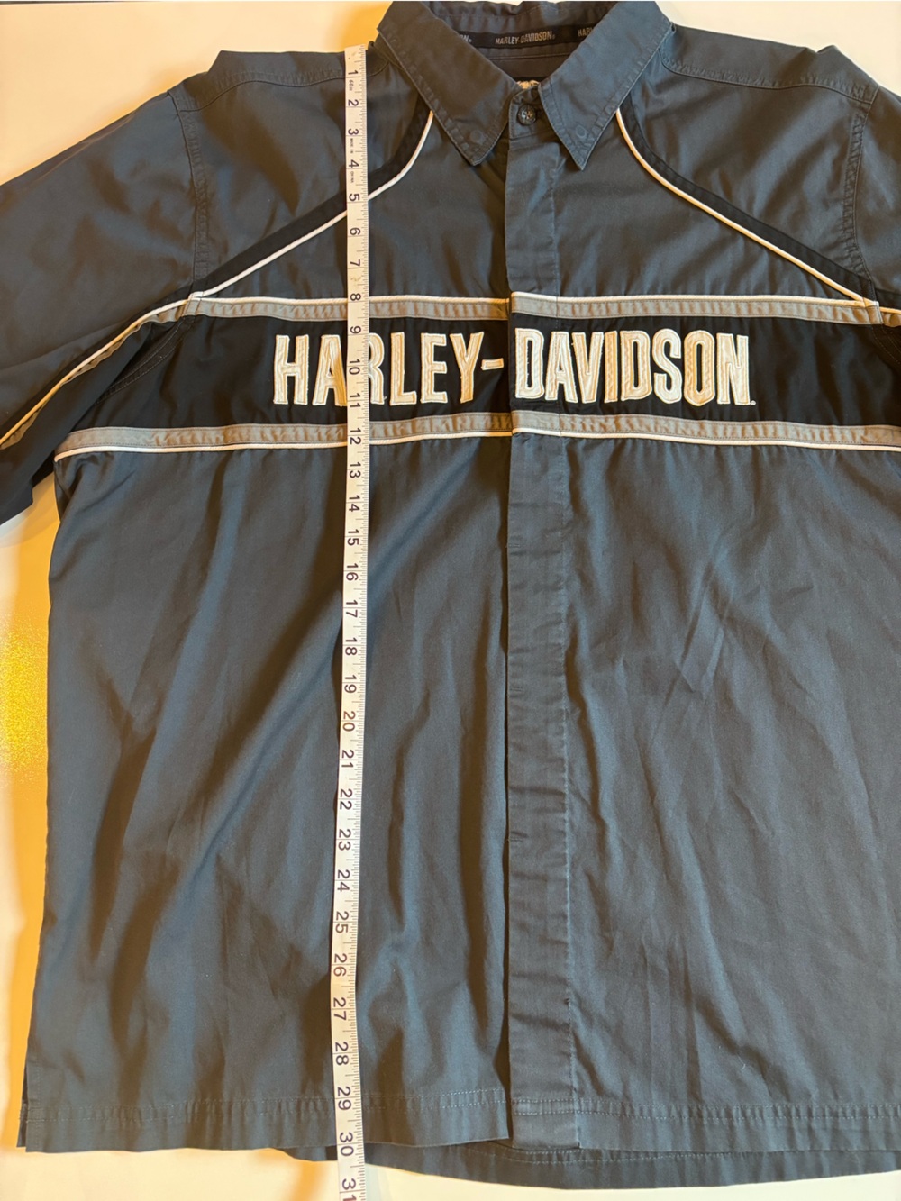Harley-Davidson Mechanic Shirt, Dark Gray & Black, Men’s 2XL - Picture 4 of 16
